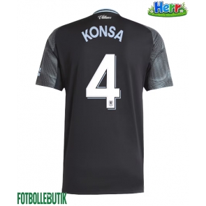 Aston Villa Ezri Konsa #4 Bortatröja 2025-26 Kortärmad